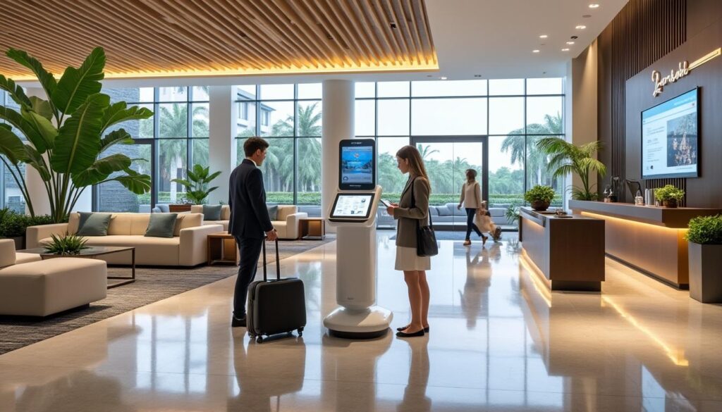 découvrez comment les nouvelles technologies, de l’intelligence artificielle à la domotique, révolutionnent l’expérience client et optimisent les services dans les hôtels touristiques d’aujourd’hui.