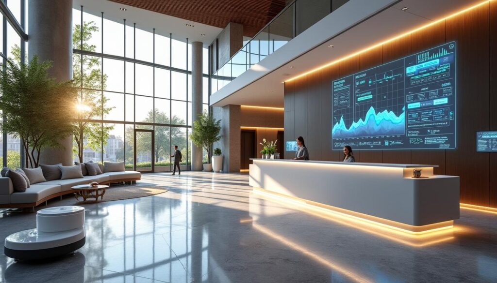 découvrez comment la maintenance prédictive, l'optimisation énergétique et l'upsell technologique révolutionnent la gestion des hôtels intelligents pour améliorer l'efficacité et l'expérience client.