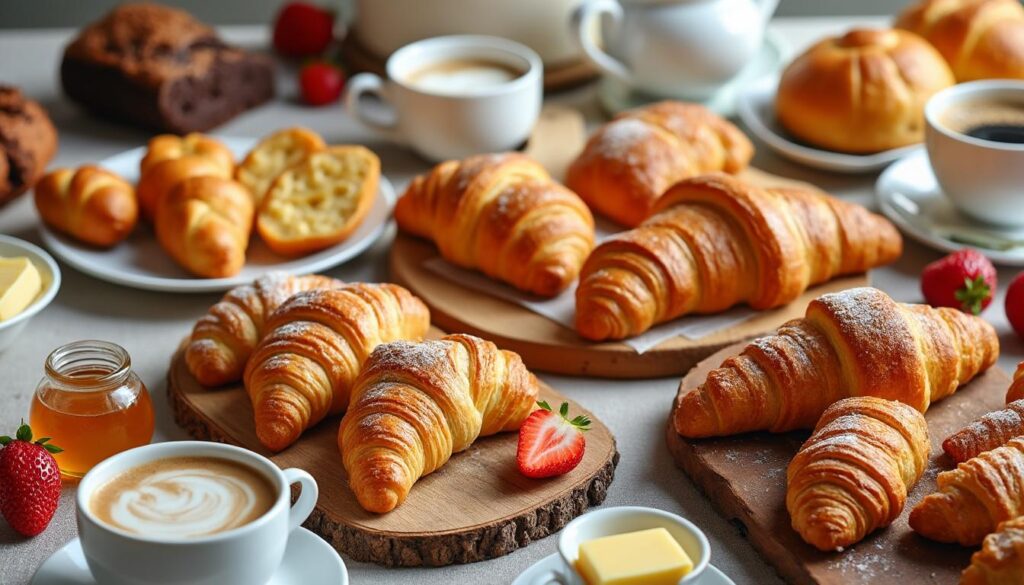 découvrez notre buffet de viennoiseries fraîches, idéal pour composer un petit déjeuner gourmand et savoureux.