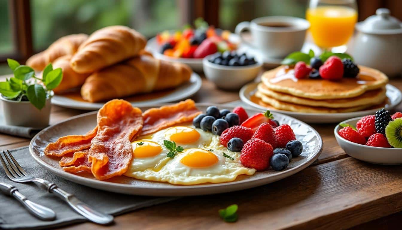 découvrez l'équilibre parfait entre douceurs sucrées et saveurs salées pour un brunch de week-end savoureux et convivial.