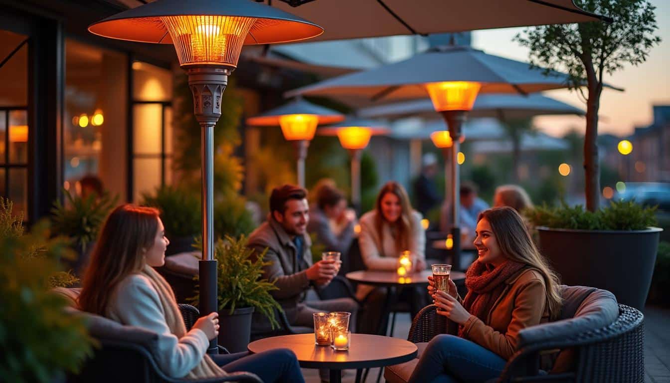 découvrez comment l'installation de parasols chauffants prolonge le plaisir de votre terrasse en offrant chaleur et confort, pour profiter pleinement de vos espaces extérieurs même par temps frais.