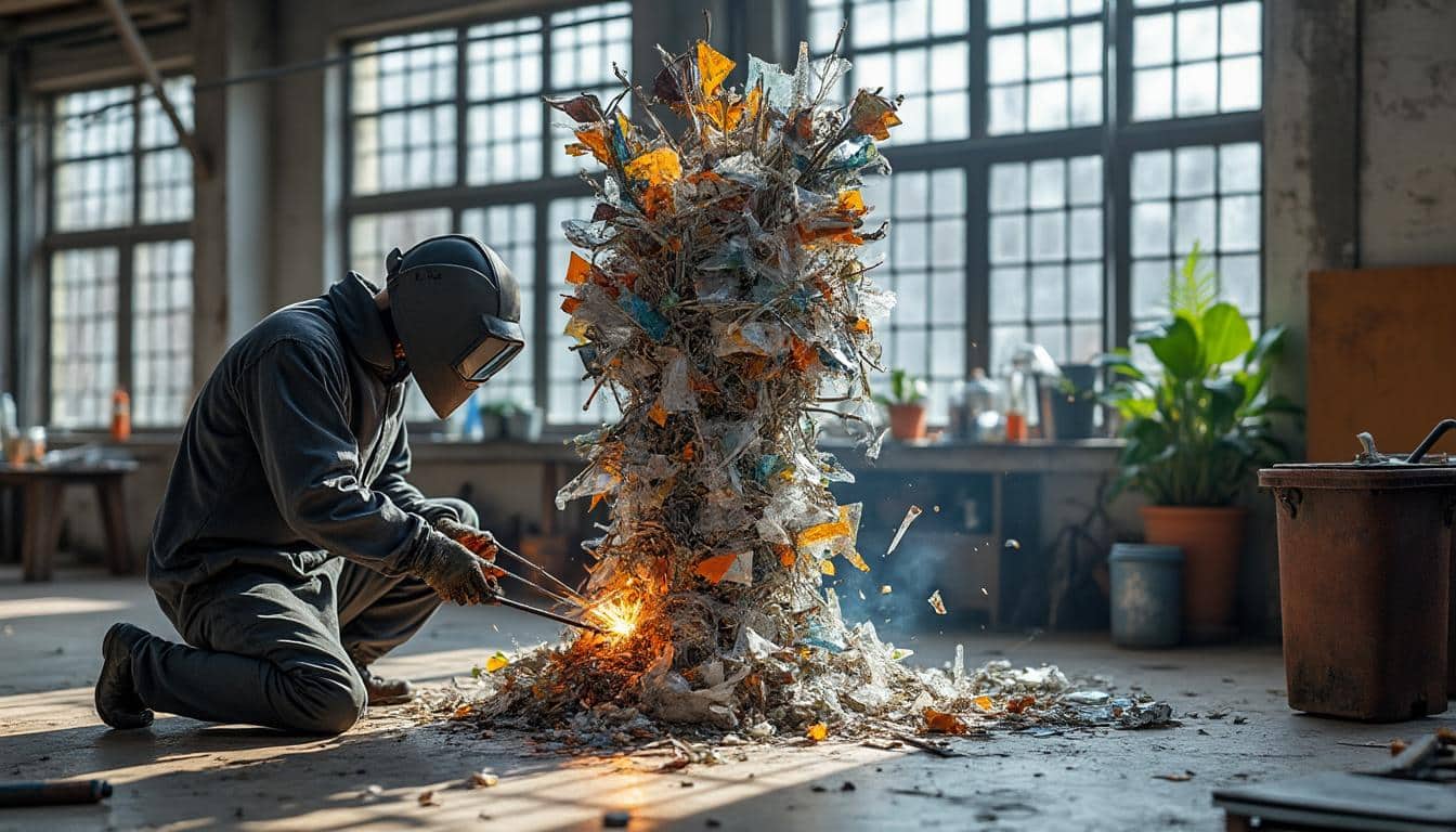 découvrez comment l'utilisation de matériaux recyclés transforme et enrichit l'art contemporain, offrant une nouvelle dimension éco-responsable aux créations artistiques.