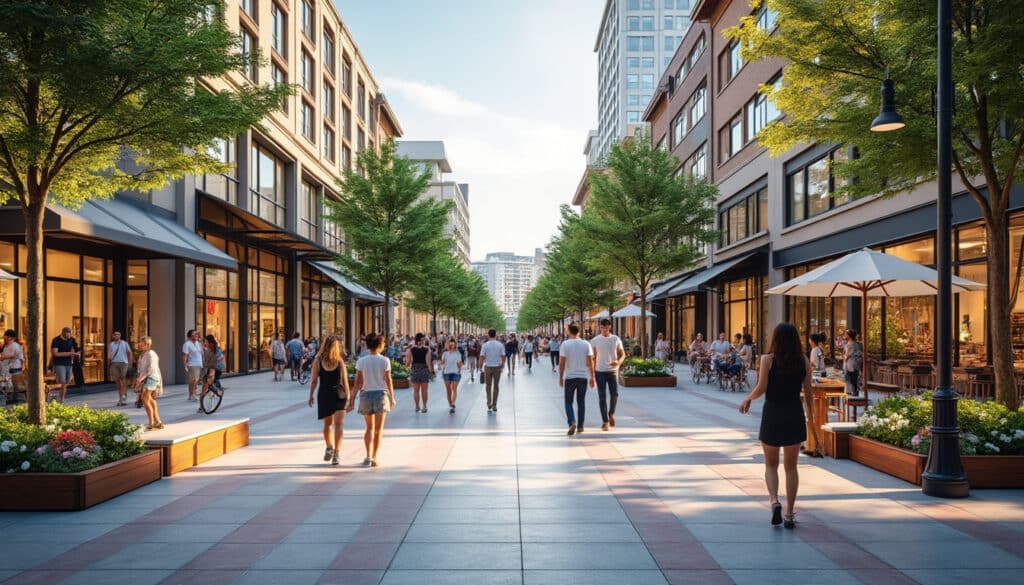 découvrez pourquoi un emplacement central est essentiel pour faciliter l'accès piéton aux rues commerçantes et dynamiser l'activité locale.