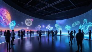 découvrez comment l'exposition d'installations numériques immersives transforme et révolutionne l'art contemporain en offrant une expérience sensorielle unique.