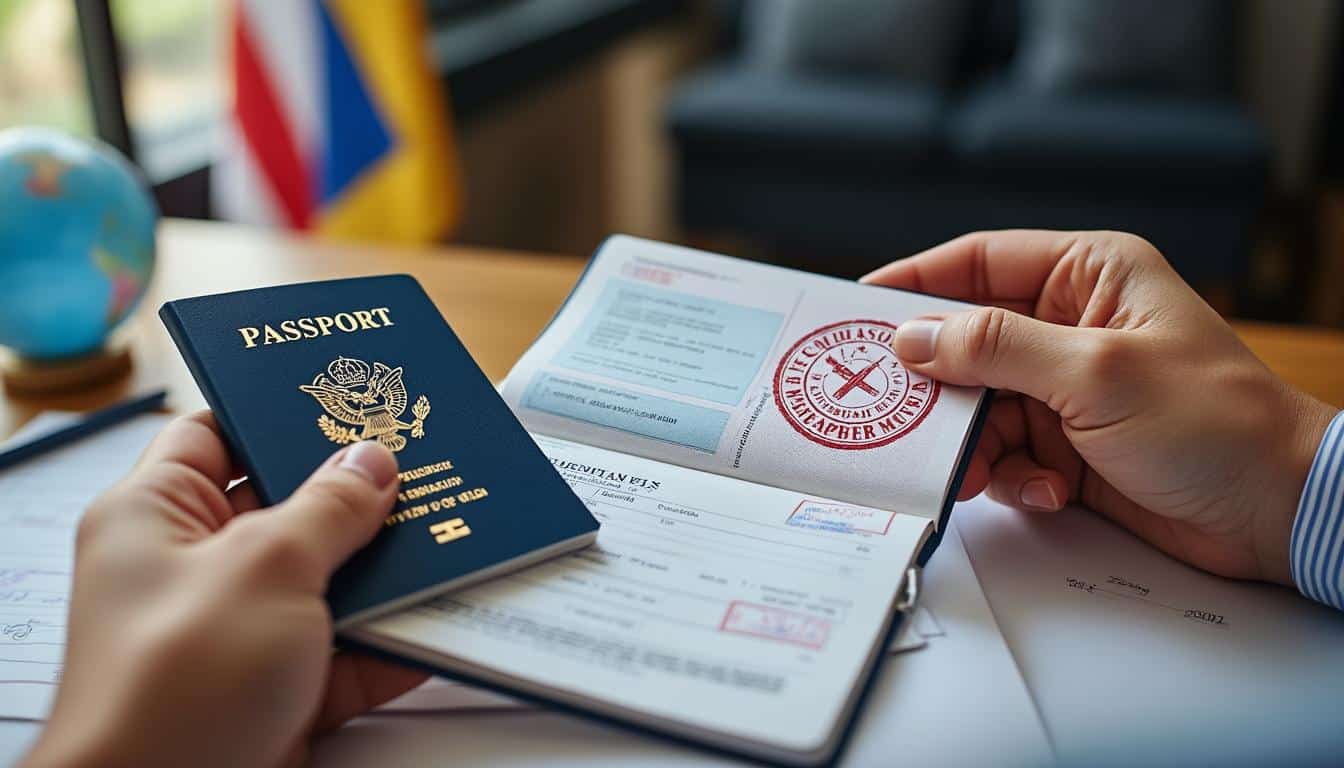 découvrez comment l'obtention du tampon consulaire valide et finalise les formalités pour votre visa, garantissant ainsi un voyage en toute sérénité.