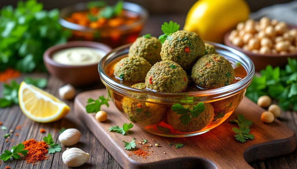 découvrez comment préparer des falafels marinés pour enrichir et diversifier vos plats végétariens avec des saveurs uniques et authentiques.